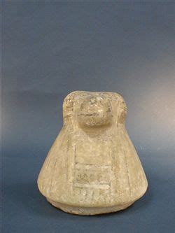 The Global Egyptian Museum Baboon Headed Lid Of A Canopic Jar