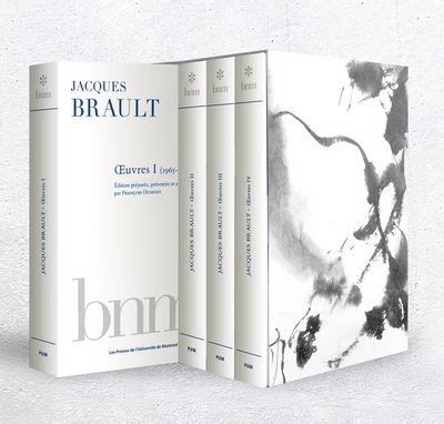 Jacques Brault Å uvres I à IV 1965 2022 coffret de Francois Dumont