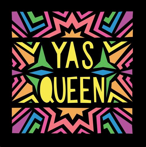 YAS QUEEN Sticker By Jordan Key Yas Queen Yas Calm Artwork