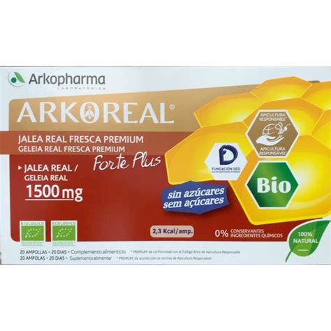 Arkopharma Arkoreal Jalea Real Fresca 20 Ampollas 1500 Mg Con Ofertas