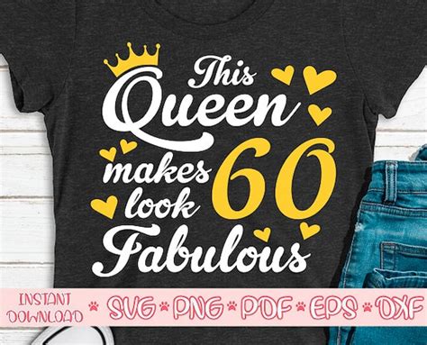 This Queen Makes Look Fabulous Svgbirthday Queen Etsy