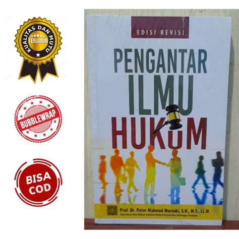 Jual BUKU PENGANTAR ILMU HUKUM Edisi Revisi Peter Mahmud Marzuki