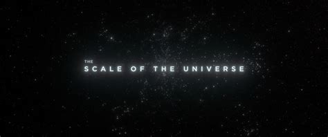 The Scale Of The Universe on Behance