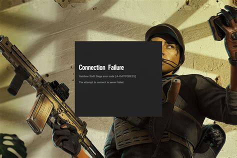 Fix Rainbow Six Siege Error Code 4 0xFFF0BE25