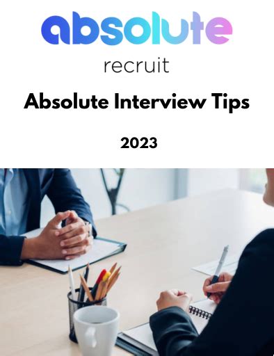 Absolute Interview Tips 2023 Absolute