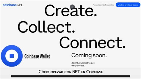 Cómo operar con NFT en Coinbase