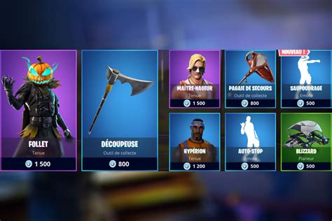 Boutique Fortnite Octobre Breakflip