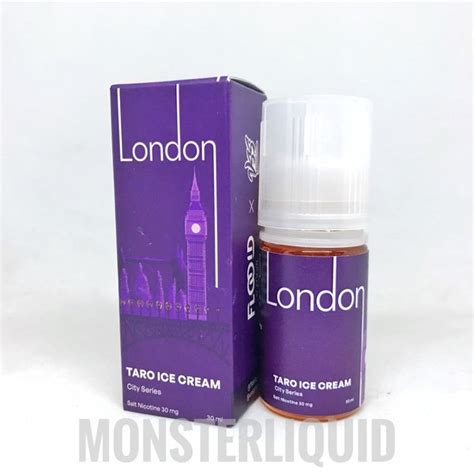 Jual SALT FOOM CITY SERIES LONDON TARO ICE CREAM 30MG 30ML Di Lapak