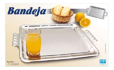 Bandeja Retangular Em Inox Grande Lisa 088l MercadoLivre