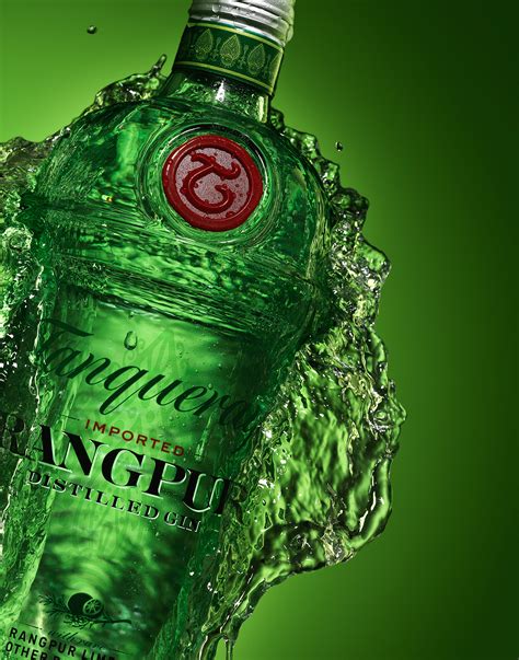 Tanqueray Gin Submerged Behance