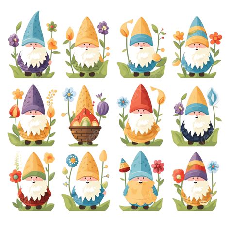 Gnomes Easter Filled Clipart Easter Clipart Gnomes Clipart Easter