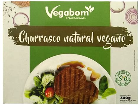 Churrasco Natural Vegano Vegabom 300g Mercadodatia