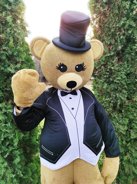 Mr. Bear Mascot Costume Adult Mascot Costume Party Mascot - Etsy