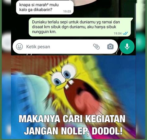 8 Meme Lucu SpongeBob Marah-Marah sama Orang Nyebelin