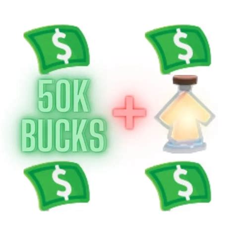 Adopt Me Bucks Roblox Game Items Gameflip