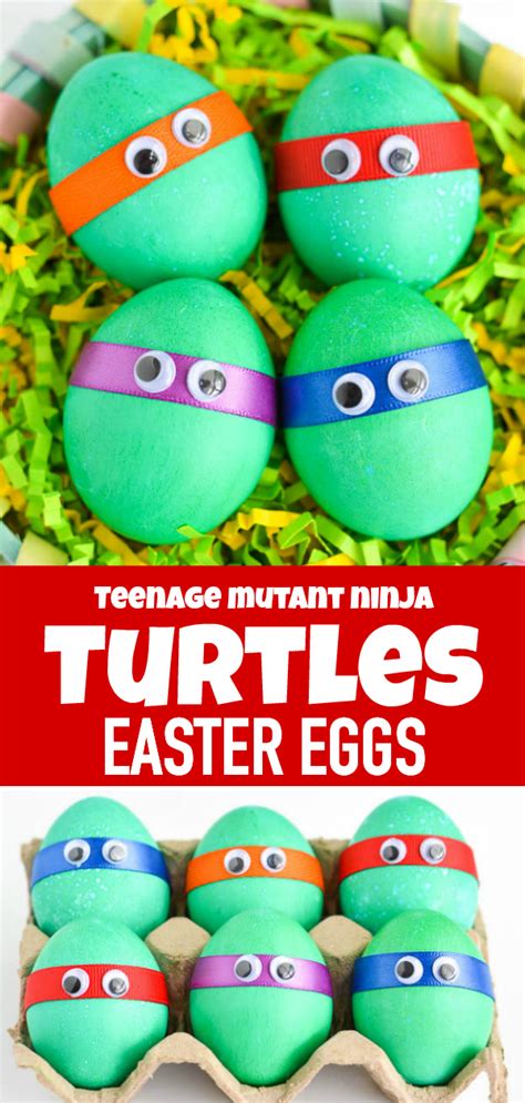 Dyed Ninja Turtles Easter Eggs A Pumpkin And A Princess