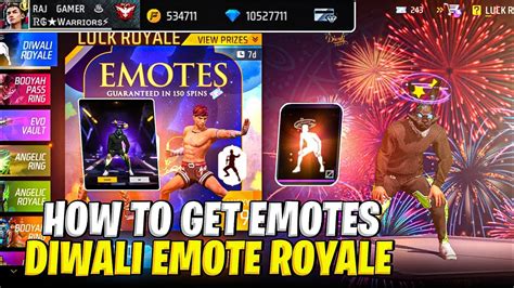 DIWALI EMOTE ROYALE NEW EVENT FF NEW EVENT FREE FIRE NEW EVENT