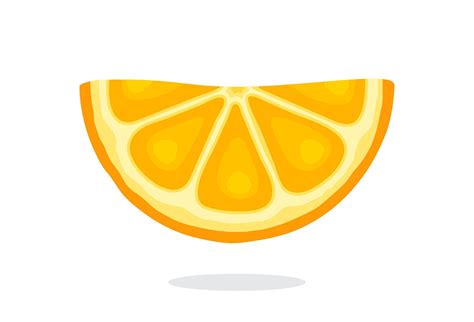 Half orange slices 17505850 Vector Art at Vecteezy