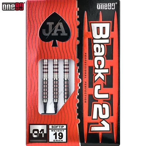 One Soft Darts Black J Vhd Tungsten Softtip Dart Softdart