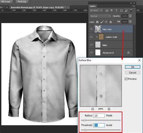 Cara Desain Kemeja Batik Di Photoshop Kuliah Desain