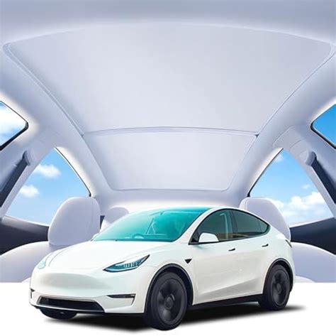 Amazon 2024 Upgraded Tesla Model Y Roof Sunshade No Sag Tesla