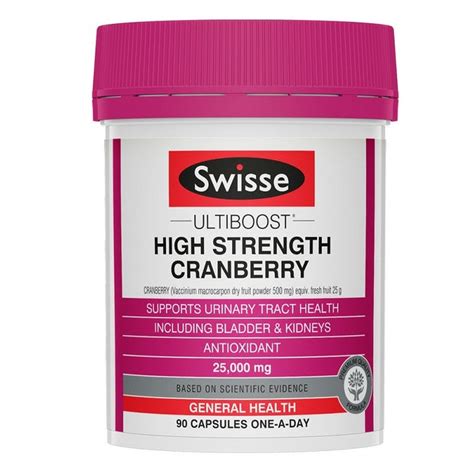 Swisse Ultiboost High Strength Cranberry Cap X 90 Buy Online In