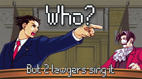 Who But Phoenix Wright And Miles Edgeworth Sing It Friday Night