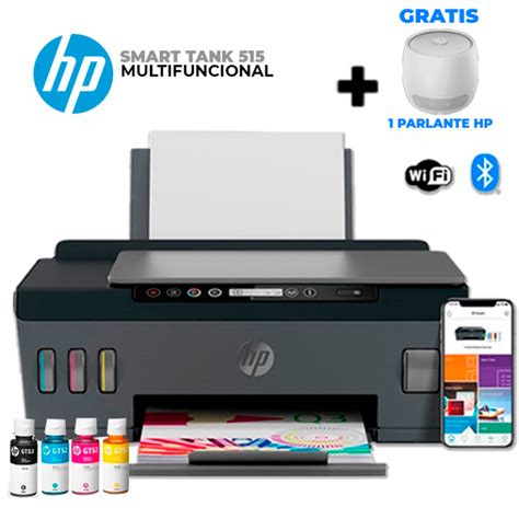 Impresora Multifuncional Hp Smart Tank Wifi Dasmitec Pe