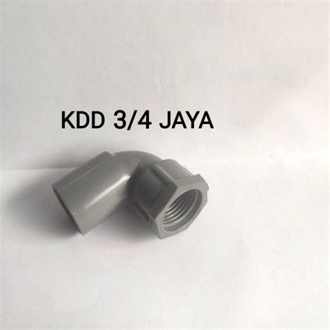 Jual Keni Elbow Kdd Inch Faucet Knee Drat Dalam Sambungan Pipa Pvc