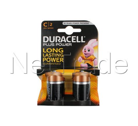 Duracell Plus Mn1400 Lr14 C 1 5v Bl 2st Mn1400