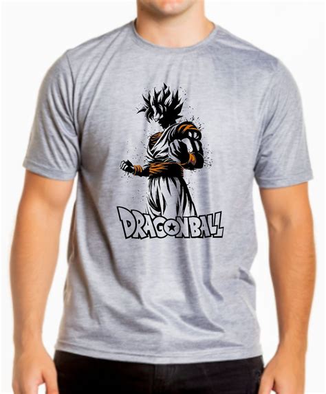 Camiseta Anime Dragonball Goku Super Saiyajin Elo