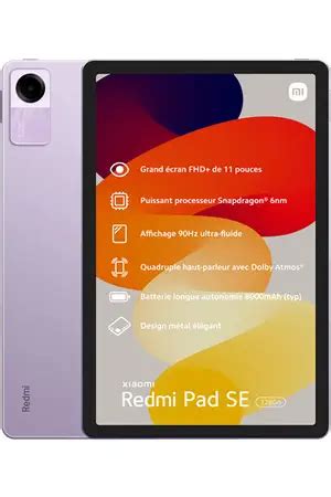 Tablette Tactile Xiaomi Redmi Pad Se Go Violet Xiaomi Redmi Pad Se