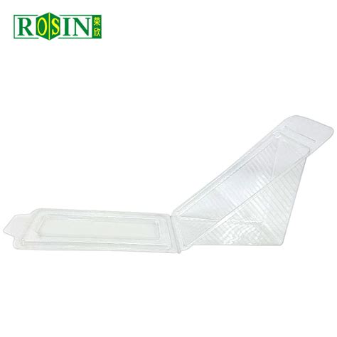 Wholesale Wholesale Disposable Triangle Transparent Cake Plastic Food