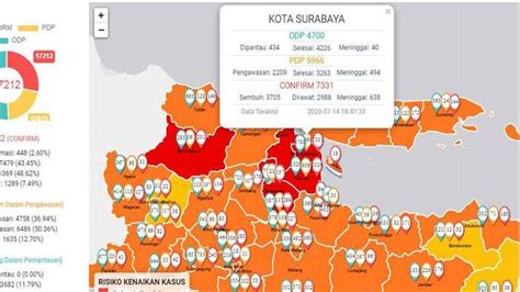 Update Virus Corona Di Surabaya Dan Jatim 15 Juli 2020 Pasien Sembuh