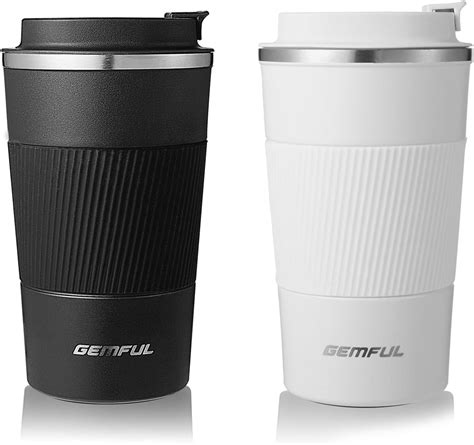 Gemful Travel Mug Stainless Steel Tumbler Pack Double Vacuum Heat