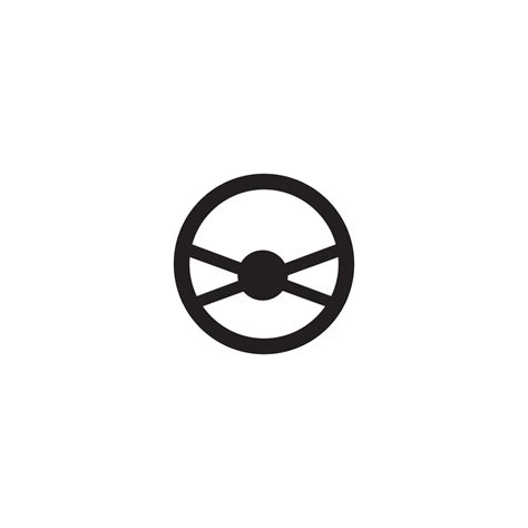 Steering Icon Logo Vector Design 12961764 Vector Art At Vecteezy