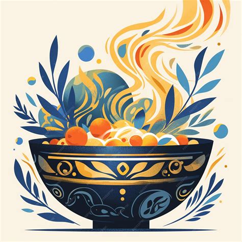 Premium Vector | Palestinian Maqluba and Middle Eastern Flavors