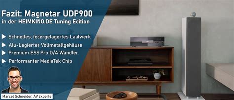 Magnetar UDP900 4K UltraHD Blu Ray Player HEIMKINO DE Tuning Edition