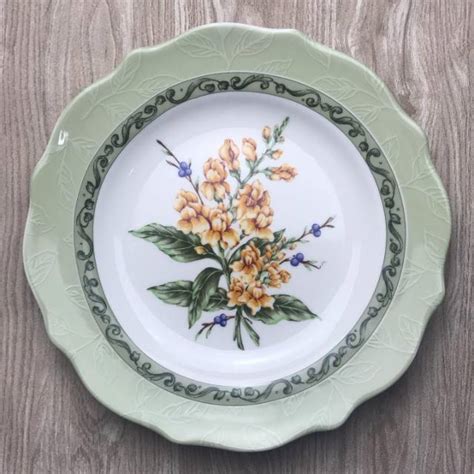 Jual Piring Keramik Hias Cantik Salad 22 Cm Sisa Ekspor Wall Decor