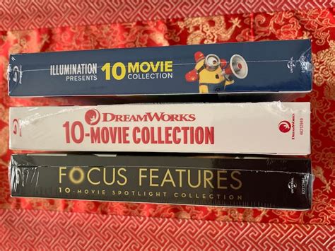 Blu Ray Movie Collections From Dreamworks Illumination And Focus