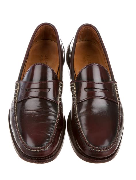 Gucci Classic Penny Loafers Shoes Guc78539 The Realreal