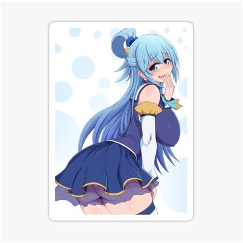 Lewd Aqua Konosuba Kono Subarashii Sekai Ni Shukufuku Wo Girls Sticker For Sale By