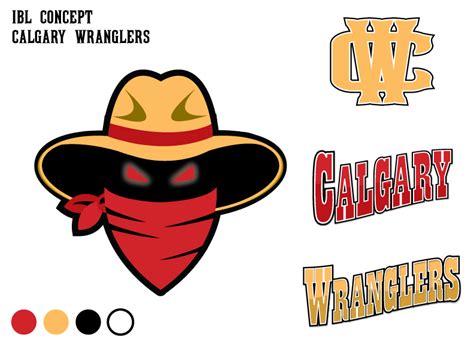 Calgary Wranglers logosheet by delayedpenalty