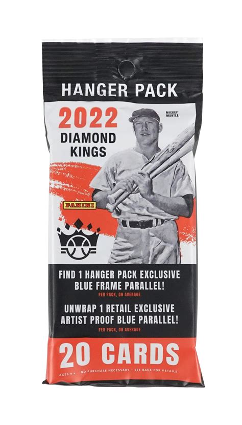 Panini Diamond Kings Baseball Hanger Pack Da Card World