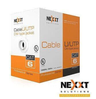 NEXXT SOLUTIONS CABLE UTP CATEGORÍA 6 Cable UTP cat 6 chaqueta CM