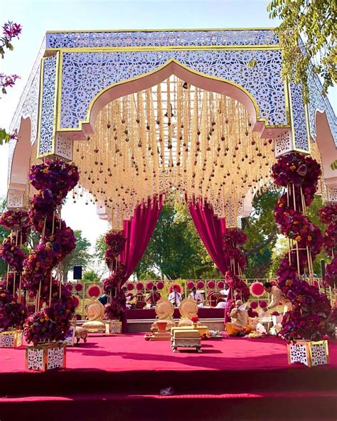 Stunning Indian Wedding Mandap Decor Ideas To Say I Do Under