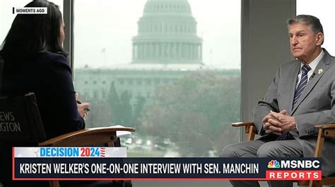 Joe Manchin Says He Absolutely Would Consider Running For President