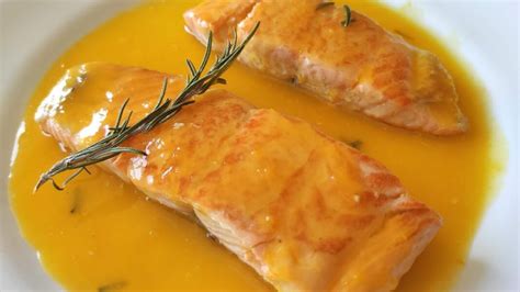 Receta de Salmón con Salsa de Naranja Fácil y Deliciosa