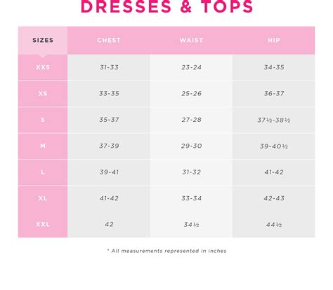 International Women Jeans Size Chart