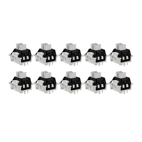 10pcs Leobog Graywood V4 Switch Factory Pre Lubed 5 Pin Thocky Fast